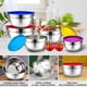 thumbnail image 2 of Set de Ensaladera Bowl Acero Inoxidable Aquila 7 Piezas JE3993, 2 of 8