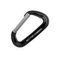 thumbnail image 4 of 12KN D Mosquetón Snap Hook Clip Keyring Holder Key para Camping Senderismo Negro shamjiam Gancho de clip, 4 of 6