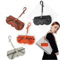 thumbnail image 1 of (4 pcs) , Glasses Case , Glasses Case , With Cord , Portable , Leather , Slim , Convenient Storage , Gift for Men and Women, Glasses Case,Box, Glasses, 1 of 5