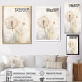 thumbnail image 4 of Designart "Winter'S Dandelion Charm II" Dandelion Wall Decor, 4 of 7