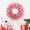 A, variant on Hvmvliv 11.81in Pink Flocked Christmas Wreath for Front Door Outdoor Hanging Wreath with Bow Artificial Xmas Wreath Decorations for Outdoor Pink