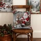 thumbnail image 4 of CaiYueKe Festive Christmas Pillow Cover Decorative Holiday Home Decor Cushion Case Soft Velvet Xmas Santa Claus Reindeer Snow Tree Fireplace Seasonal Throw Pillow, 4 of 7
