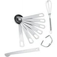thumbnail image 3 of 7Pcs Set Stainless Steel Measuring Spoons Utensils Cups With Measuring Stick Whisk, 3 of 5