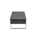 thumbnail image 3 of ACME Table Basse Iban avec Plateau Relevable en Chêne Gris et Chrome, 3 of 8
