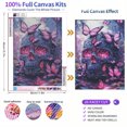 thumbnail image 2 of Mosaflare Butterfly Skull Diamond Painting Kit for Adults, Full Drill Diamond Art, Floral Skull DIY Craft for Home Decor 12×16 Inch, 2 of 7