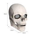 thumbnail image 4 of Máscara de calavera de cabeza completa con mandíbula móvil, máscara de esqueleto, Cosplay de Halloween yeacher cubierta de la cara, 4 of 6