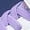 Purple, variant on Girls Light Up LED Sneakers, Cute Cartoon Rainbow Design PU Leather Soft Sole Casual Shoes for Daily School Outdoor Wear