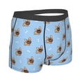 thumbnail image 3 of Disketp Brown French Bulldog Men'S Boxer Briefs,Soft And Breathable Cotton Underwear With Comfortflex Waistband, 3 of 8