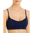 thumbnail image 1 of Peixoto Jojo Smocked Bikini Top, Small, Navy, 1 of 1