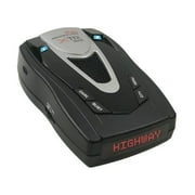 Whistler XTR-555 Laser Radar Detector with Real Voice Alerts & Red Text Display, Black