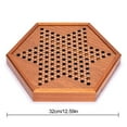 thumbnail image 1 of Wooden Checkers Game Wooden Chinese Checkers Board Game Wooden Chinese Checkers Board Game Set With Glass Ball And Drawers Strategy Game  Wooden Checkers Game For Children And, 1 of 6