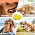 thumbnail image 4 of Mellow Dog Calming Ball - Indestructible Tennis Balls for Aggressive Chewers, Interactive Toys (White), 4 of 6