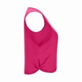 thumbnail image 5 of Workout Tops for Women Summer Crewneck Sleeveless Athletic Yoga Crop Tank Tops Loose Gym Backless Muscle Tank Racerback Tank Tops, 5 of 5