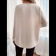 thumbnail image 4 of Camiseta de Punto de Otoño con Cuello Redondo y Hombros Descubiertos para Mujer, Larga Albaricoque S, 4 of 7