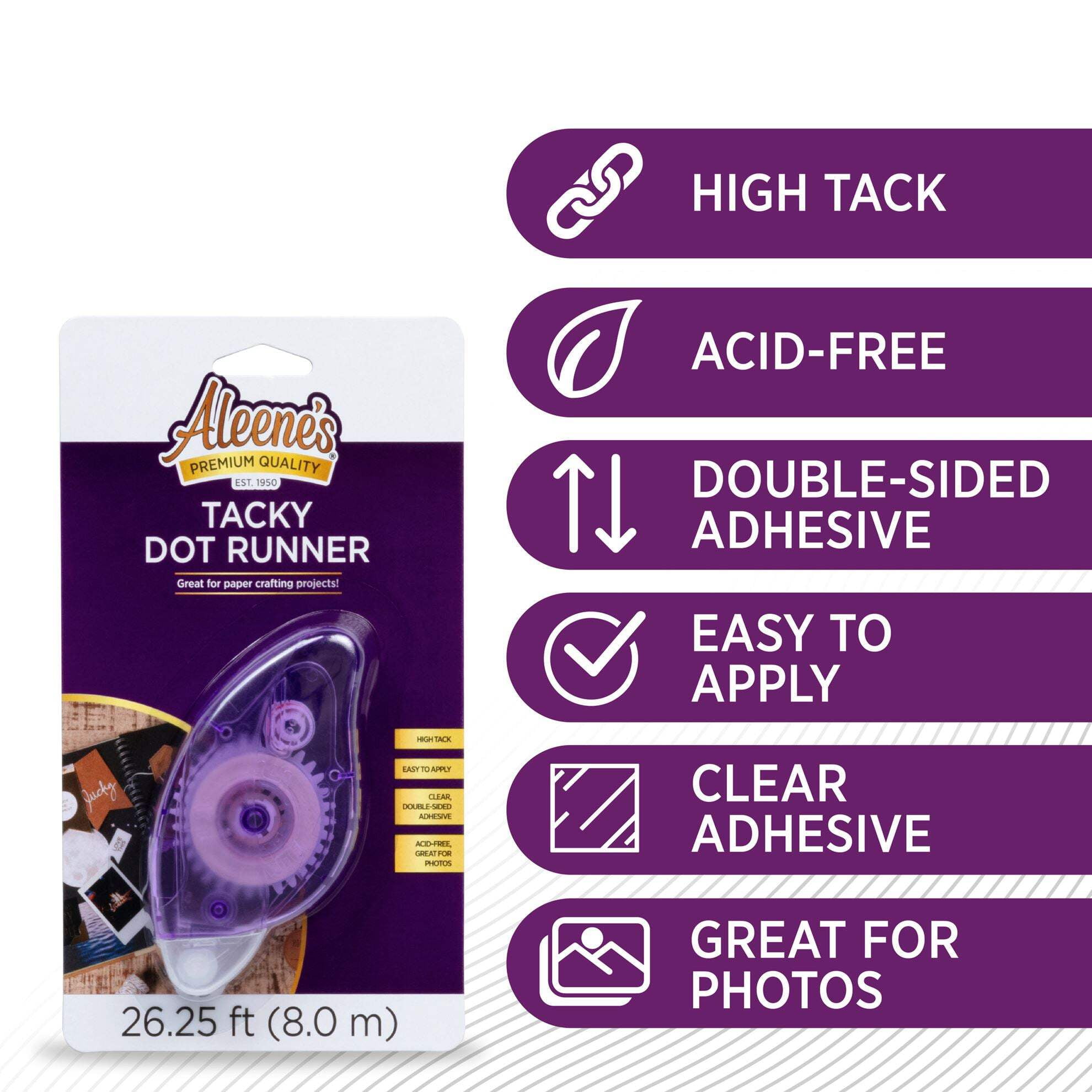 Aleene's Adhesive 26.25 ft Tacky Dot Runner