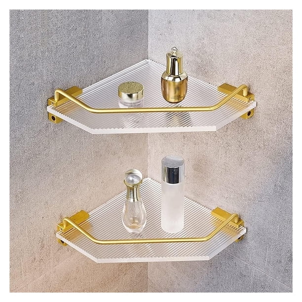 Estante de esquina de acrílico for ducha, carrito de ducha, estante de esquina for baño