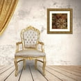 thumbnail image 3 of Williams, Todd 26x26 Gold Ornate Wood Framed with Double Matting Museum Art Print Titled - Floral Abstract II, 3 of 4
