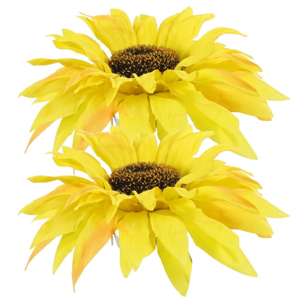 2 abrazaderas para cortinas, decoración de cortinas, soportes para cortinas, abrazaderas con forma de girasol