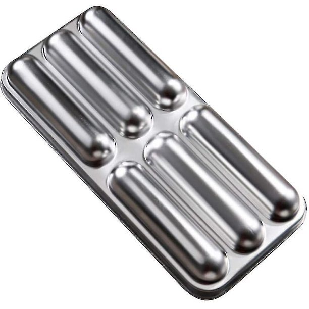 Molde de Sachinage de acero inoxidable, molde para hornear perros calientes, bandeja para hornear pan, utensilios para hornear carne para pan francés, panecillos, panecillos kaili Sencillez