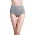 thumbnail image 5 of LELINTA Womens Cotton Underwear High Waist Full Coverage Brief Panty 4 Pack, 5 of 8
