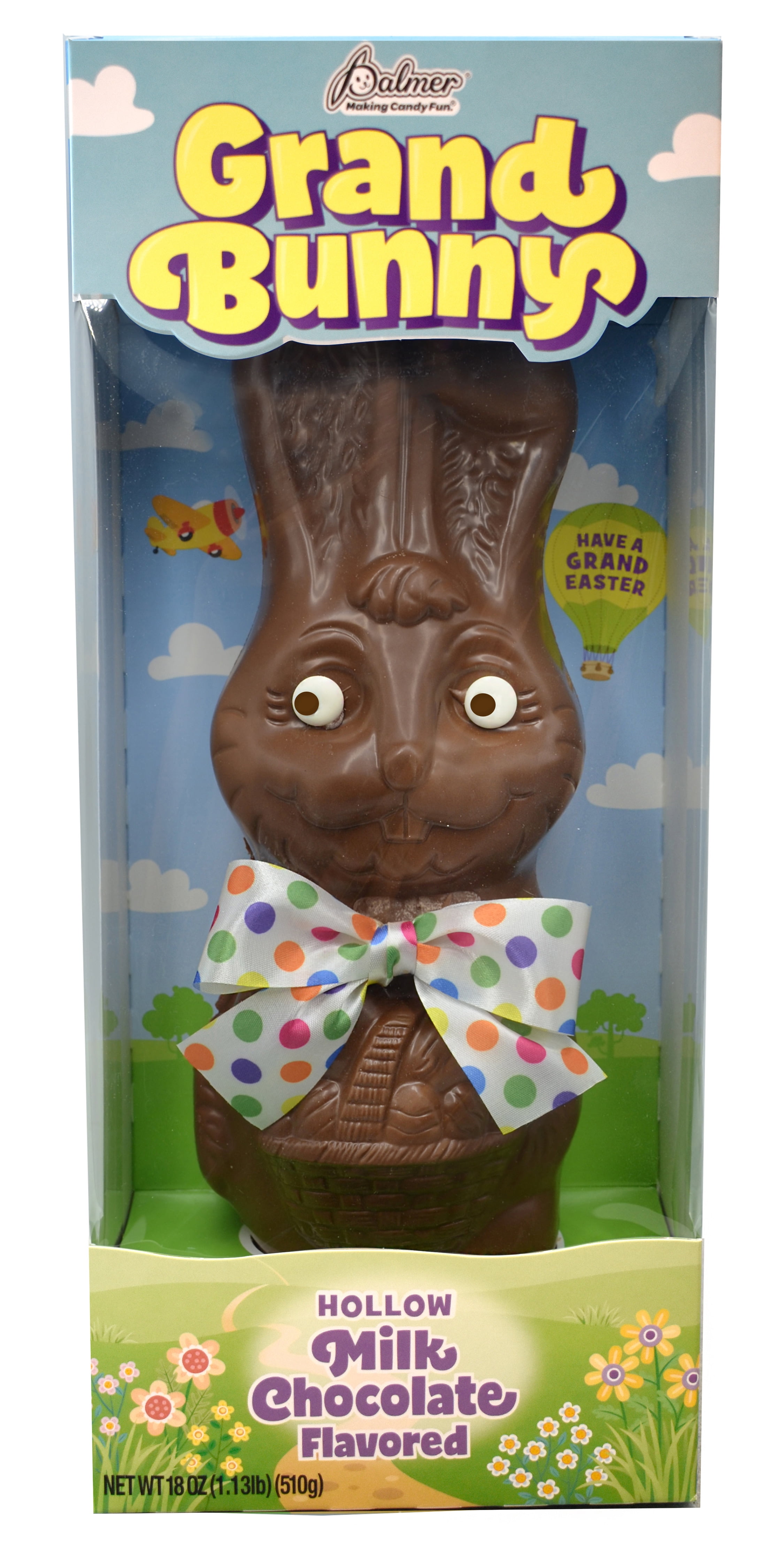 R.M. Palmer Easter Grand Bunny, Hollow Milk Chocolate Flavored