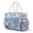 Blue Floral, variant on Bulopur Aztec Quilted Lunch Bag for Women Leopard Print Large Insulated Lunch Bag for Adult Soft Tote Bags for Work Travel Gift for Dad