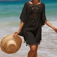 thumbnail image 3 of Traje de baño para mujer Gulf Breeze con dobladillo con borlas, 3 of 5