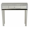 thumbnail image 4 of Heather Ann Avery Collection White Wood 1-Drawer Console Cabinet with Clear Mirror, 4 of 9
