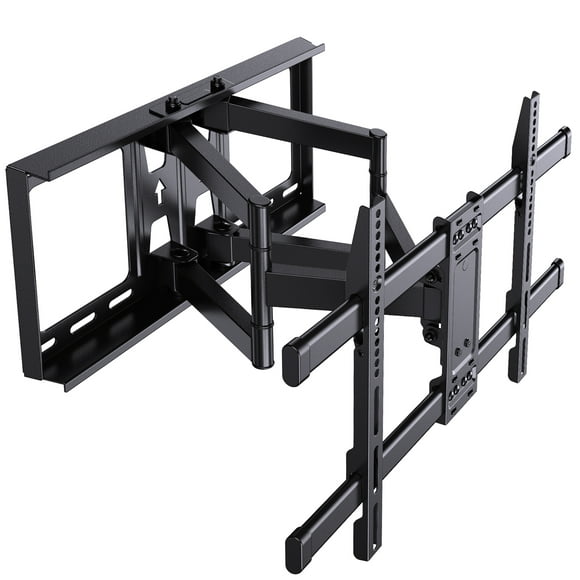 PERLESMITH Full Motion TV Mount Fits 37-75 in, Holds up to 132 lbs