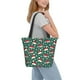 thumbnail image 2 of Fotbe Santa Hat Joy Green Festive Bolsa de Playa con Estampado, Bolsa de Hombro, Bolsa de Mano Espaciosa, Bolsa de Viaje Ligera, Bolsa de Compras Versátil, 2 of 6
