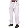 thumbnail image 2 of Rawlings Adult Semi-Relaxed Pinstripe Pant | White/Scarlet | MED, 2 of 3
