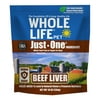 Whole Life Pet Just One Ingredient Beef Liver Treats for Dogs, 10oz