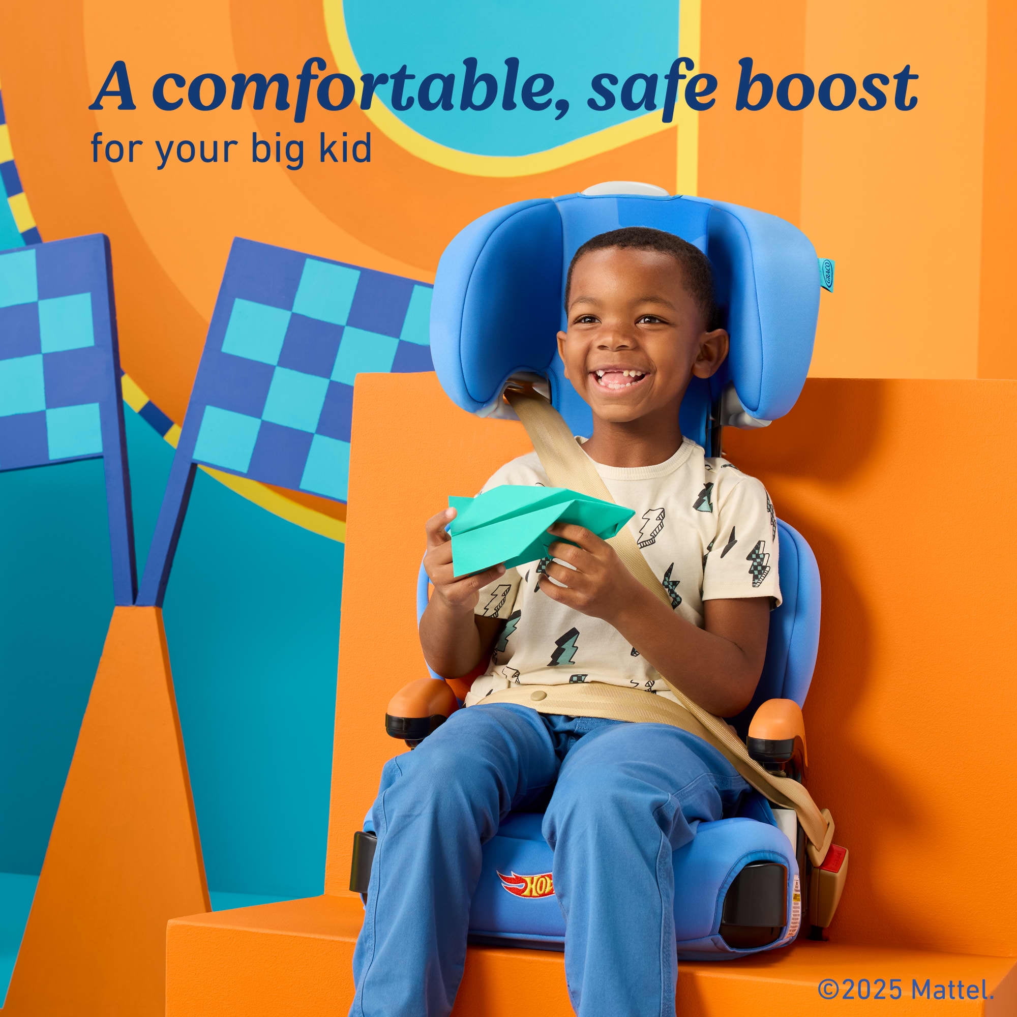 Graco Turbobooster 2.0 Highback Booster Seat, Hot Wheels