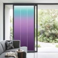 thumbnail image 2 of Turquoise Purple Window Privacy Film Stripe Gradient Decorative Glass Window Film UV Blocking Static Cling Non-Adhesive Sticker Covering for Home Door 35.4x78.7 inches, 2 of 5