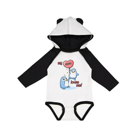 

Inktastic My Mimi Loves Me Gift Baby Boy or Baby Girl Long Sleeve Bodysuit