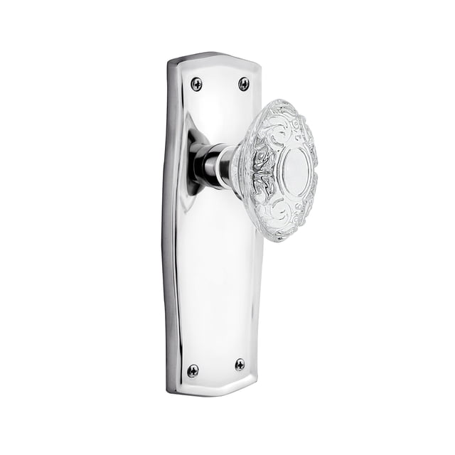 Nostalgic Warehouse 755344 Prairie Single Dummy, Surface Mounted, Bright Chrome