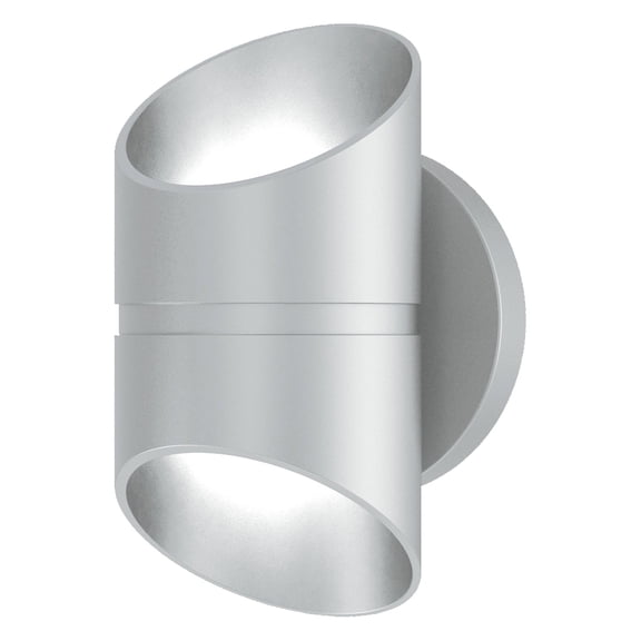 20120LEDDMG-SAT Access Lighting Marino - 24W 2 LED Outdoor Wall Mount In Contemporary Style-8 Inches Tall and 4.75 Inches Wide-Satin Finish