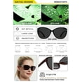 thumbnail image 6 of WEMOOTANTS Full Readers Sunglasses 1.25 for Women Brown Leopard Sun Readers 1.00 1.25 1.50 1.75 2.00 2.25 2.50 2.75 3.00 3.50 4.00, 6 of 7