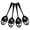 B, variant on Clearance! Zguuel Dinner Spoons Table Spoon for Kitchen Stainless Steel Tea Spoons Coffee Stirring Slotted Metal Spoon Set 4 Pc