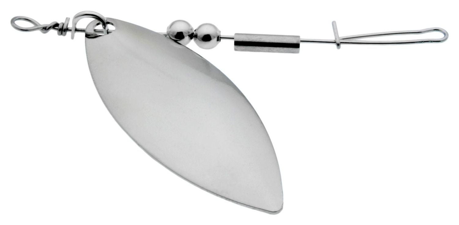 Gibbs G-0060-175N Filet de saule simple en ligne 1-3/4", nickel, paquet de 2 Spinner en ligne simple 1-3/4", nickel, paq. de 2