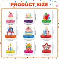 thumbnail image 3 of Happy Birthday Decorations Set - Colorful Birthday Themed Honeycomb Centerpiece, Table Decoration for Kids' Birthday Party Supplies, 3 of 8