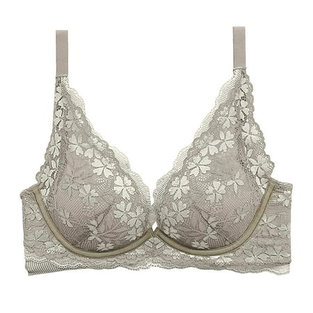 

ZMHEGW Strapless Bra for Big Busted Women Wire-Free Yoga Bra Solid Print Ag 38