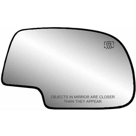 Gmc Sierra Side Mirror 30058 - Fit System Passenger Side Heated Mirror Glass w/ back plate, Cadillac Escalade, Chevy Avalanche 01-06, Silverado, GMC Sierra 99-06, Silverado, Sierra Classic 07, Suburban, Tahoe, Yukon 00-06 ()