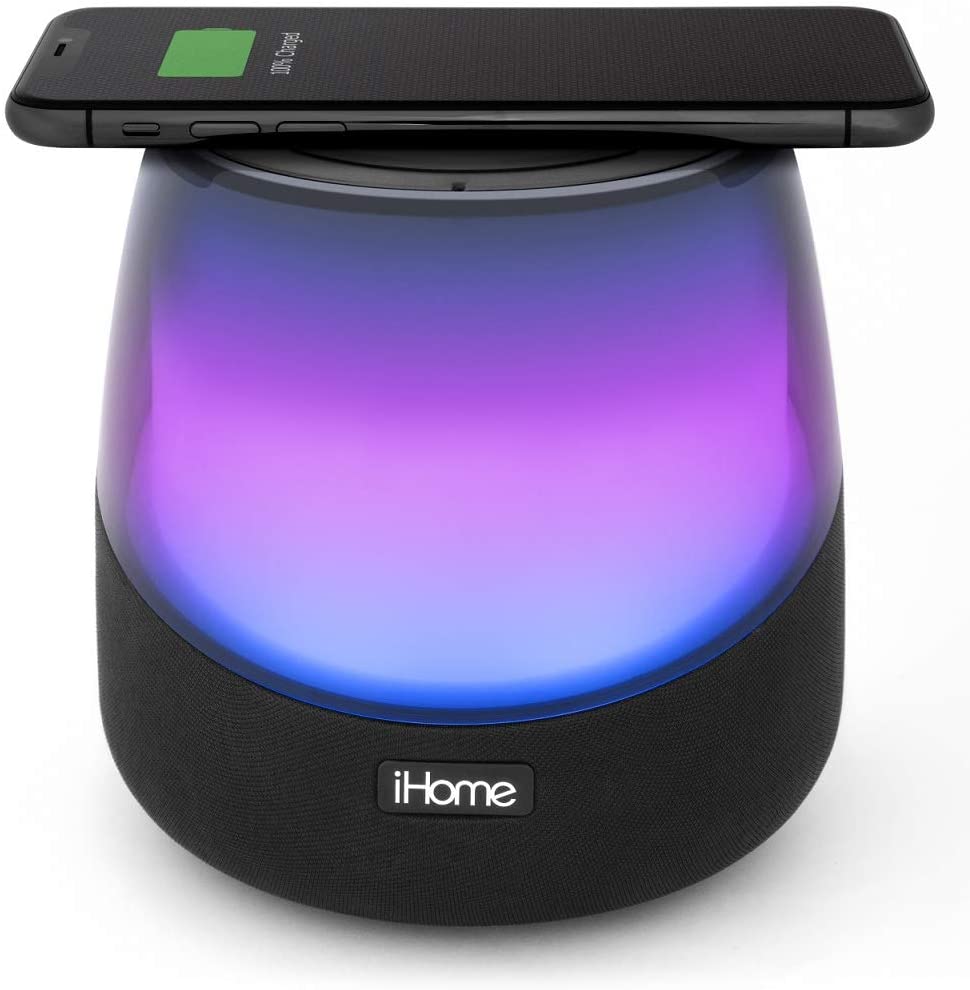 ihome color changing bluetooth rechargeable speaker