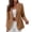 Yellow, variant on Hesxuno Blazer Jackets For Women Trendy Solid Double Breasted Business Attire Slim Fit Lapel Long Sleeve Coats Office Casual Ladies Tops