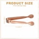 thumbnail image 2 of 2 piezas de pinzas de servir, pinzas de cocina de acero inoxidable de 4.3 pulgadas, utensilios de color oro rosa, 2 of 6