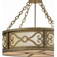 thumbnail image 4 of Meyda Tiffany 149652 Donya 4 Light 26" Wide Semi-Flush Drum Ceiling Fixture - Corinth, 4 of 7
