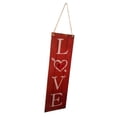 thumbnail image 4 of 1 Pieza licencia de Amor con Cuerda Hermoso de Suministro de Envoltorio preestablecer de rojo Sunnimix Placa colgante de amor de madera, 4 of 8