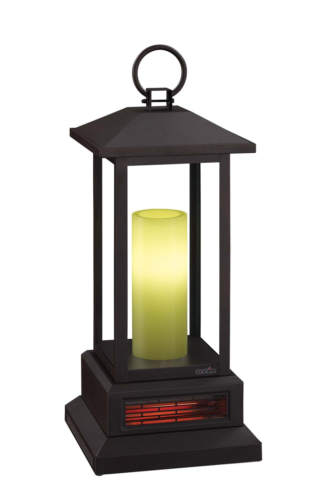 Duraflame 29 Portable LED Electric Flameless Candle Lantern with Infrared  Quartz Heater, Cinnamon - Walmart.com