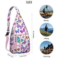 thumbnail image 2 of Sac à Dos Mode Papillon – Sac Bandoulière Élégant pour Femmes, Léger pour Voyage Randonnée, 2 of 3